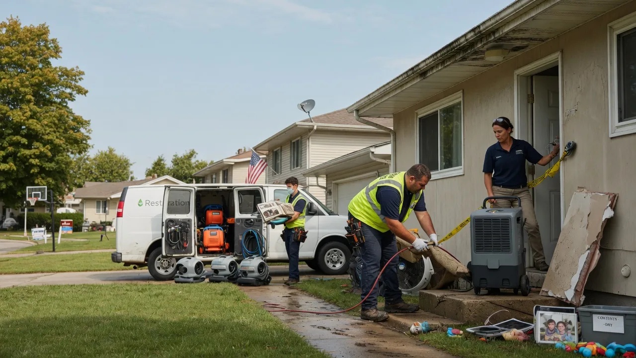 Water Damage Restoration in Westmont, IL near me